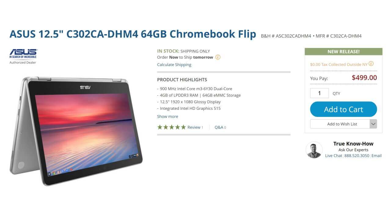 Chromebook C302CA