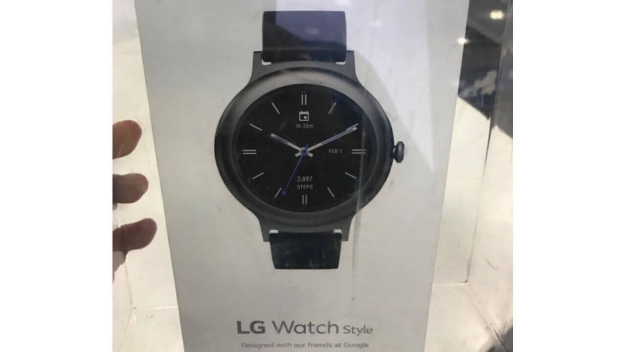 「LG Watch Style」パッケージ写真がBest Buy従業員によって流出