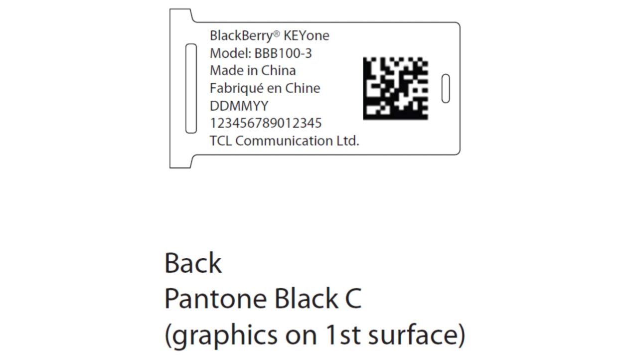 北米版「BlackBerry KEYone（BBB100-3）」FOMAプラスエリア対応