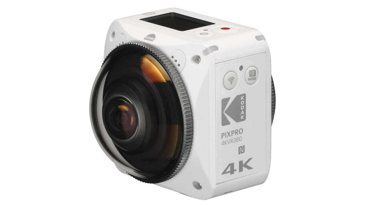 KODAK新型VRカメラ「PIXPRO 4KVR360」国内発売