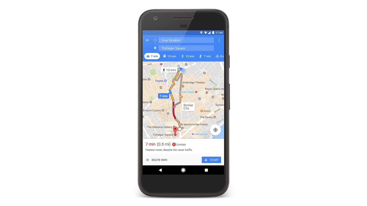 「Google マップ」駐車場難易度表示が米国以外でも利用可能に