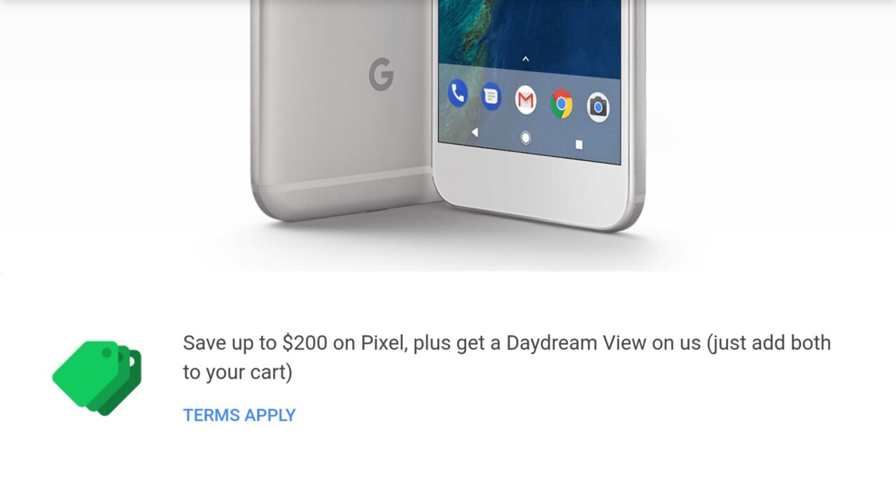 米Googleストアで「Pixel/Pixel XL」最大$200引き