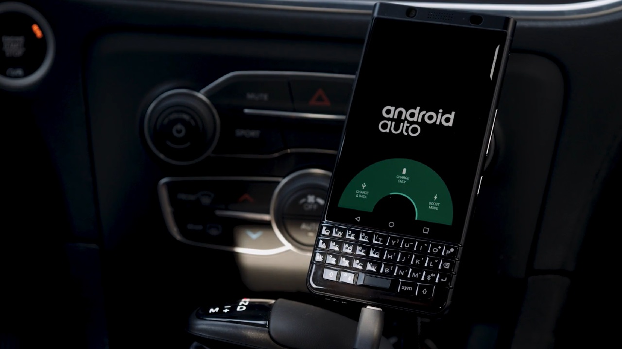 Android Autoフィーチャー「BlackBerry KEYone BLACK EDITION」プロモ動画