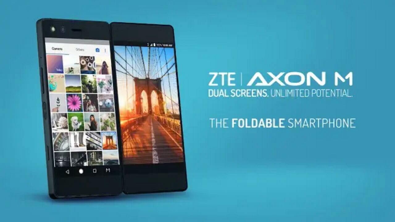 折り畳み式デュアルスクリーンスマートフォン「ZTE Axon M」プロモ動画