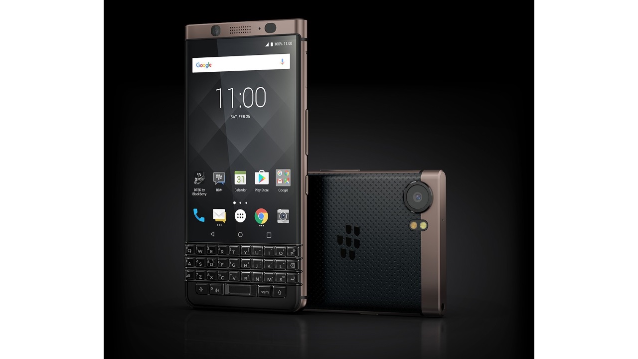 デュアルSIM「BlackBerry KEYone Bronze Edition」正式発表【CES 2018】