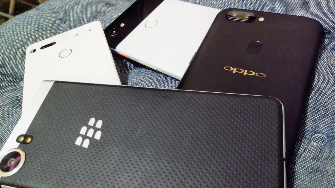 「OPPO R11s」夜間撮り比べ（Pixel 2 XL/BlackBerry KEYone/Essential Phone）