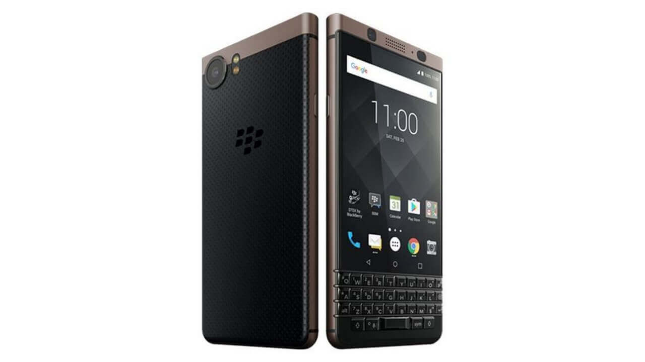 「BlackBerry KEYone Bronze Edition」Axiom Telecomに入荷
