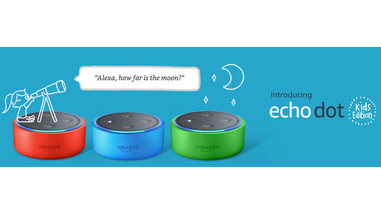 Amazon、子供用「Echo Dot Kids Edition」発表