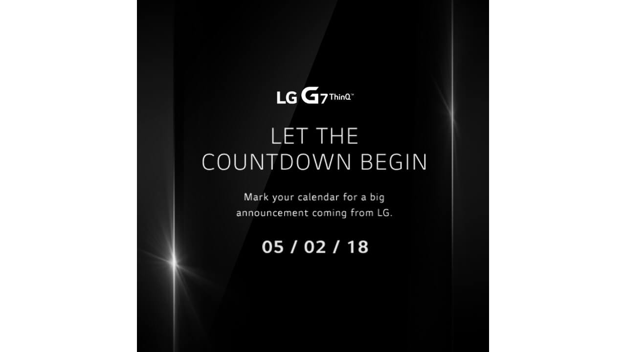 「LG G7 ThinQ」ニューヨークで5月2日発表