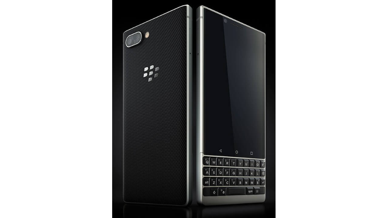 「BlackBerry KEY2」プレス画像流出