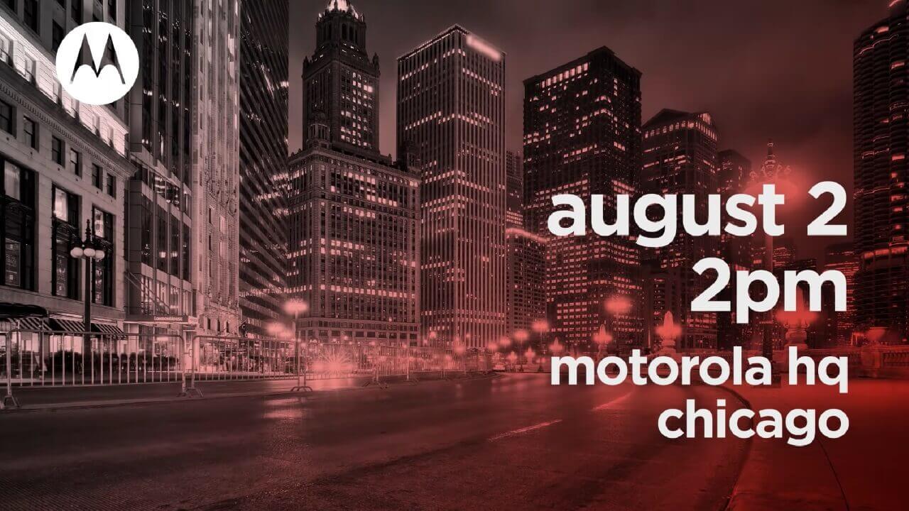 Motorola、8月2日にシカゴで新製品発表へ