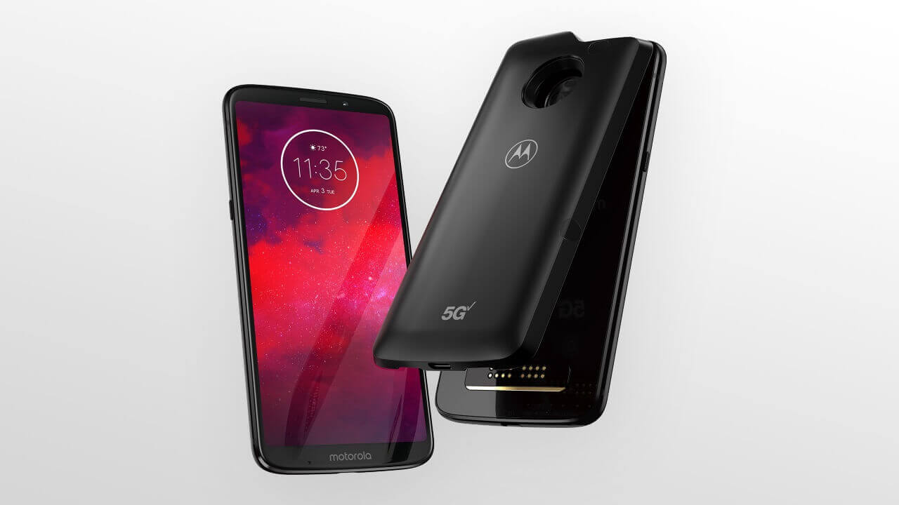Motorola、5Gモッド対応「Moto Z3」発表