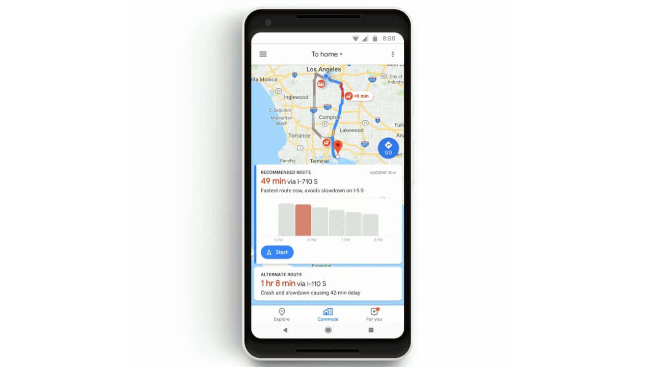 「Google マップ」新通勤管理機能追加