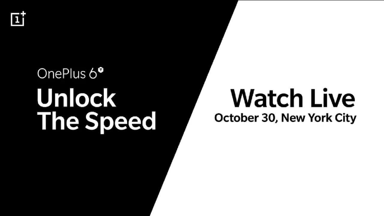 「OnePlus 6T」ニューヨークで10月30日発表へ