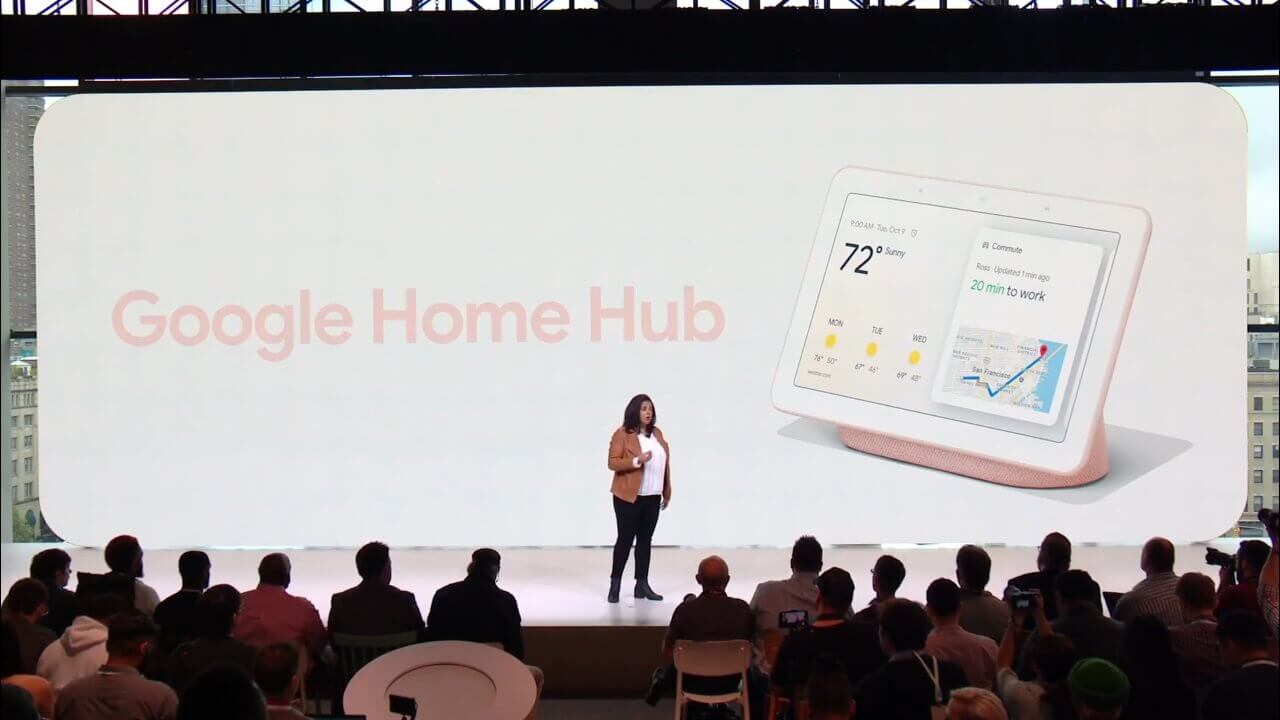 カメラ非搭載7インチホームデバイス「Google Home Hub」正式発表