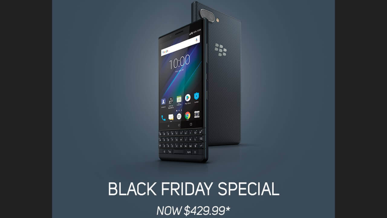 米Amazon、「BlackBerry KEY2 LE」$20引きで販売中【ブラックフライデー】