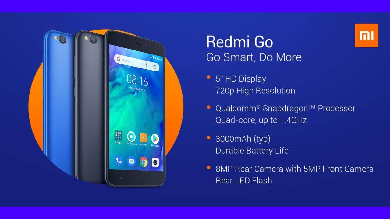 Android Go Edition「Xiaomi Redmi Go」発表