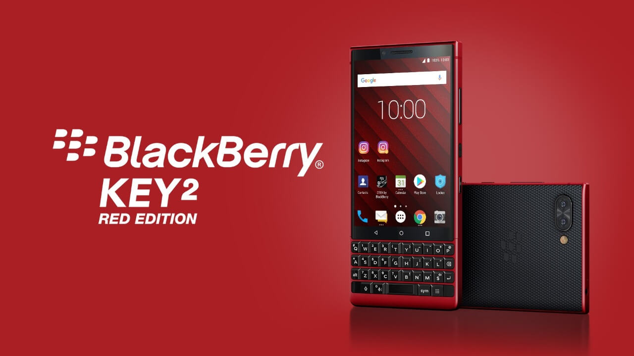FOX、国内版「BlackBerry KEY2 Red Edition」100台限定販売