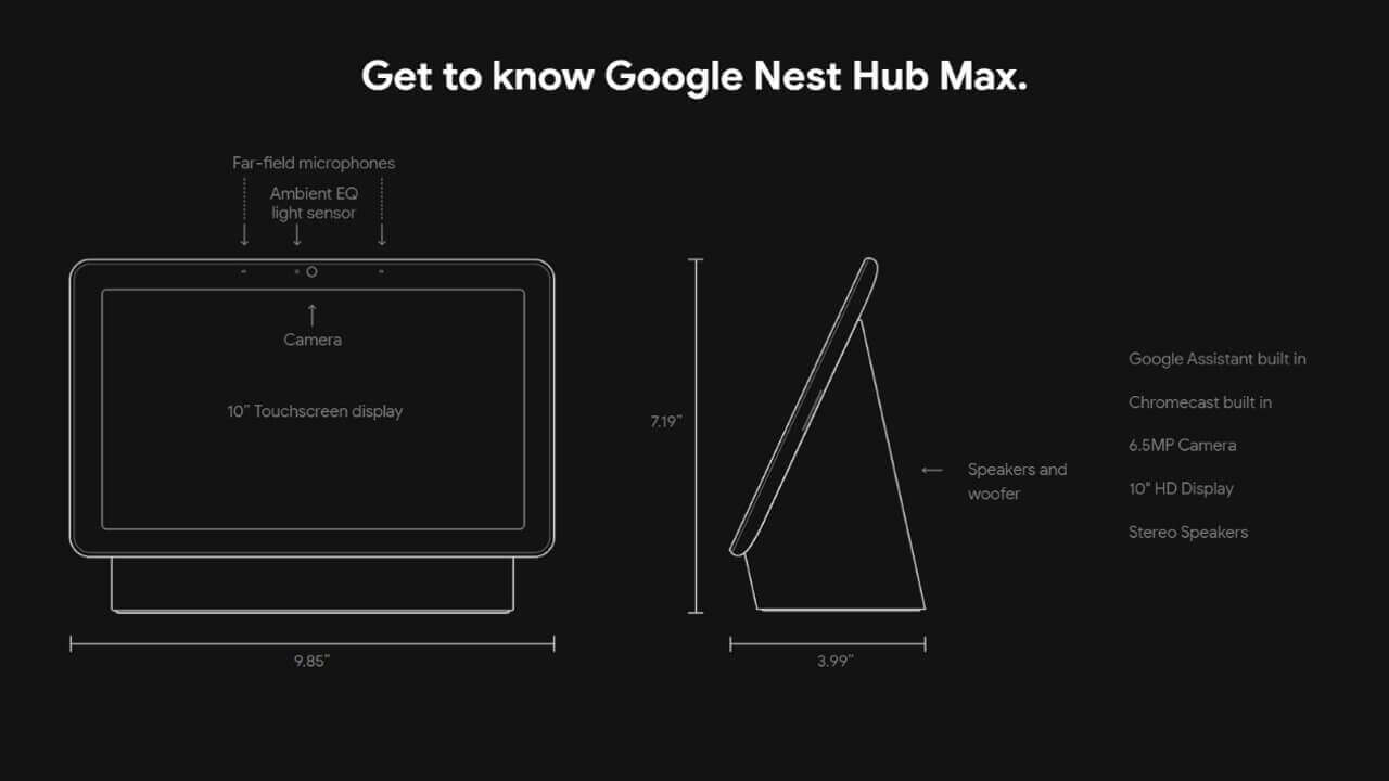 「Google Nest Hub Max」IEEE 802.15.4サポート