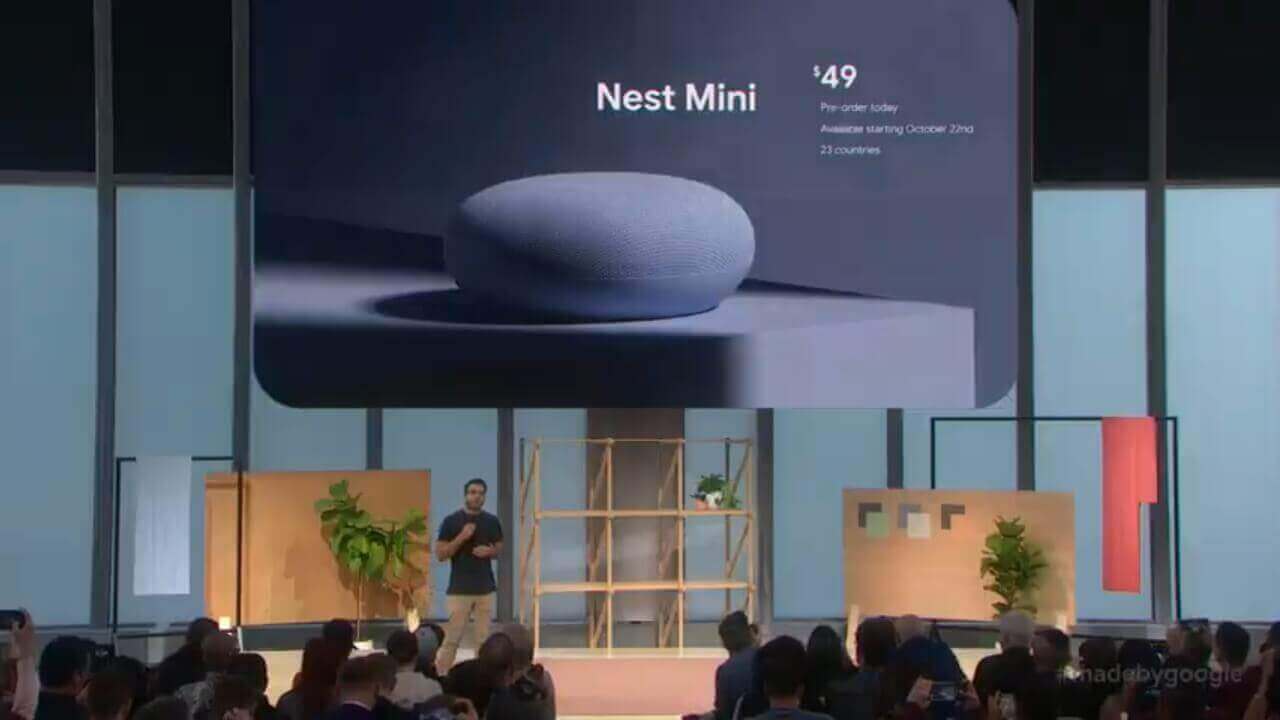 応答速度と低音が向上した「Nest Mini」正式発表