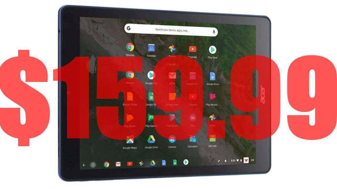 米Amazonで再生品「Chromebook Tab 10」$159.99