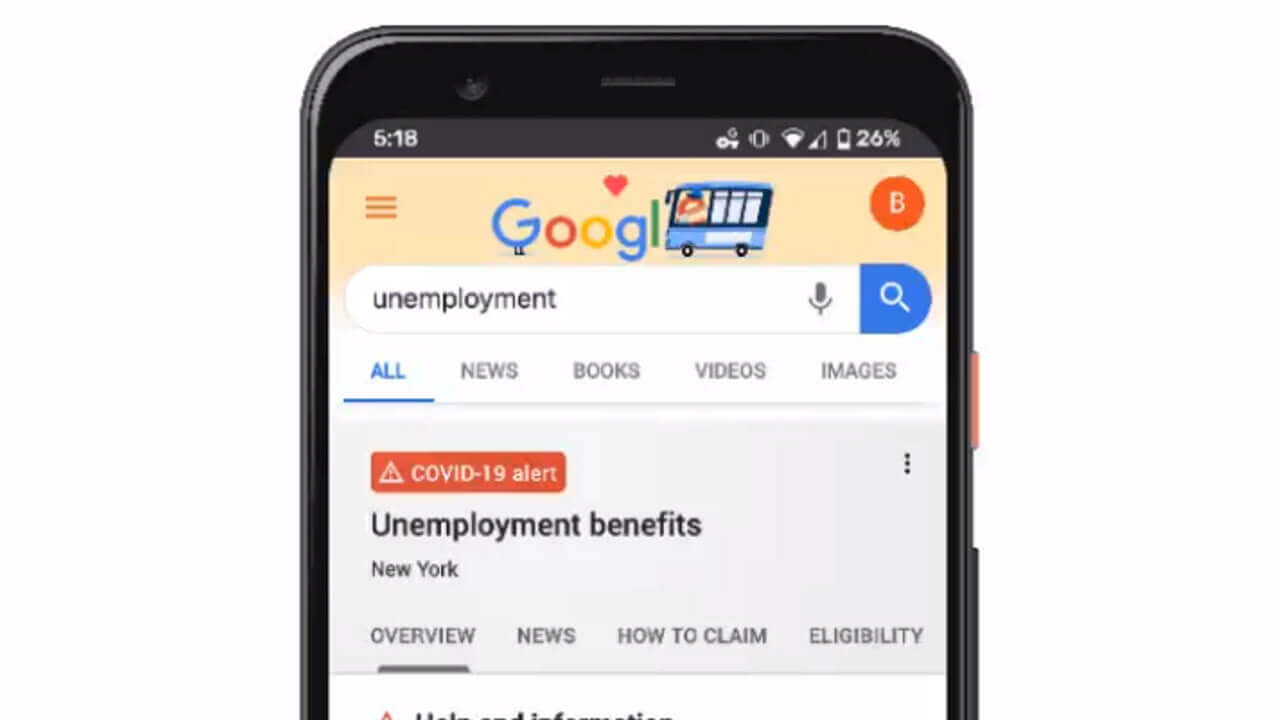 Google検索で「失業」を調べると給付に関する公式情報を表示へ【米国のみ】