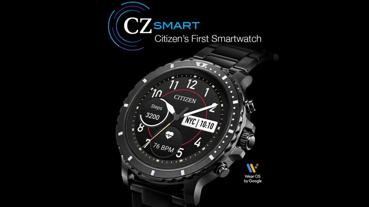 シチズン初Wear OS「CZ SMART」米Amazonから直輸入可能に