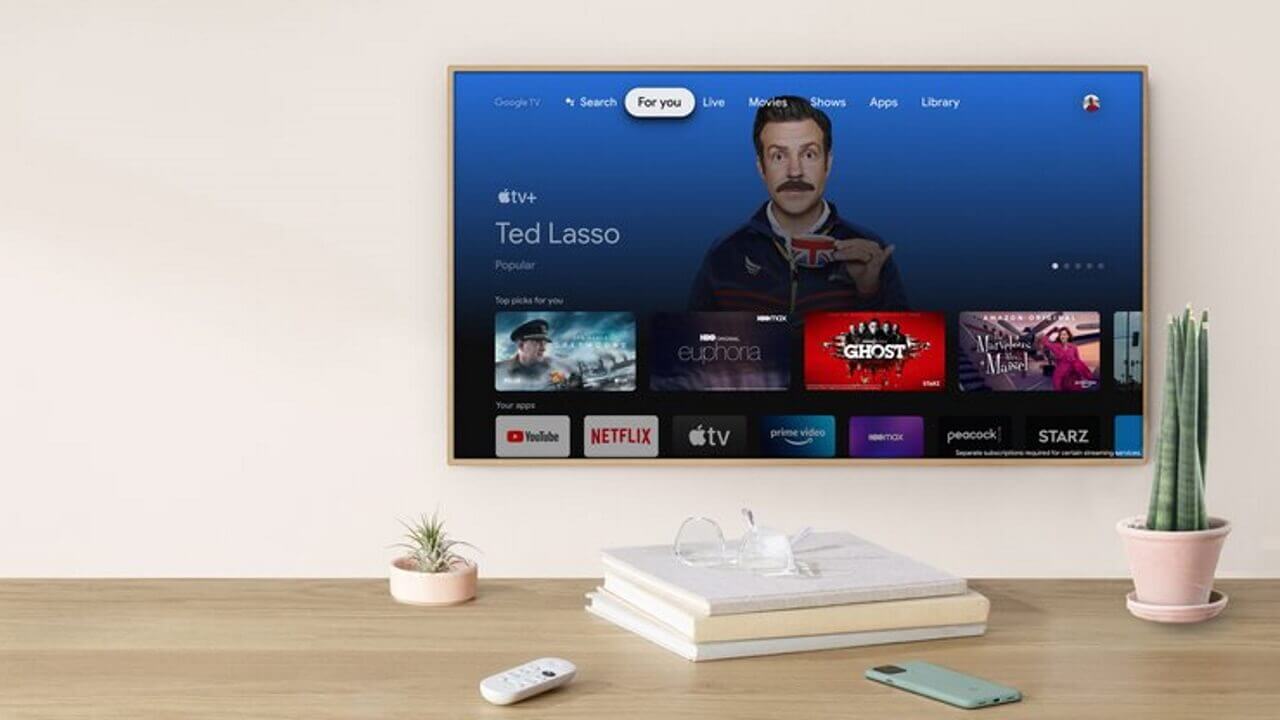 「Google TV」Apple TV+利用可能に