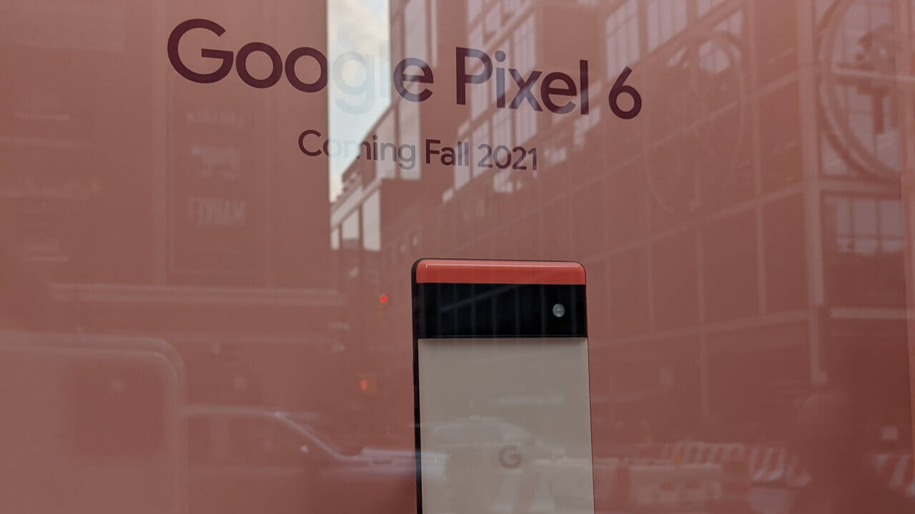 「Pixel 6」実機がGoogleストアニューヨークに展示