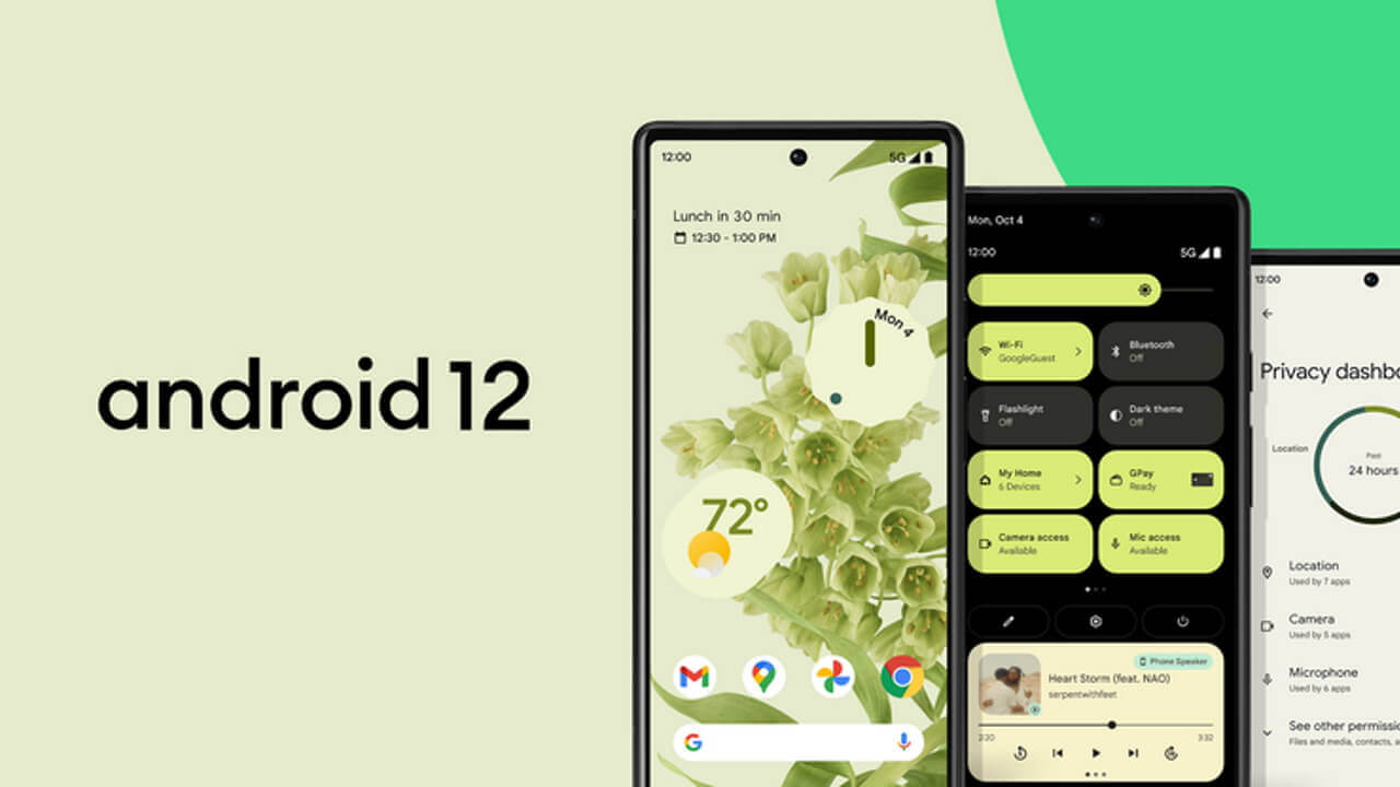 正式版「Android 12」Pixel先行リリース！