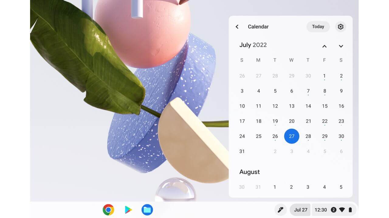 Chromebook Google Calendar