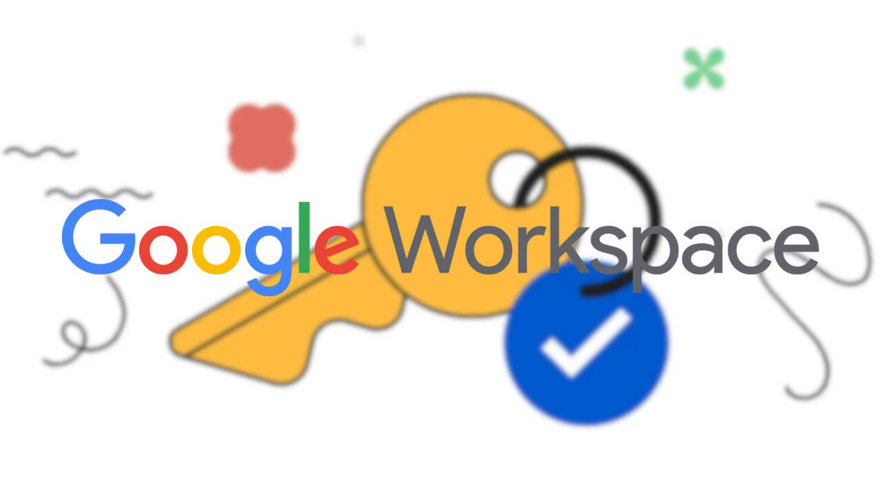 Google Workspace passkeys