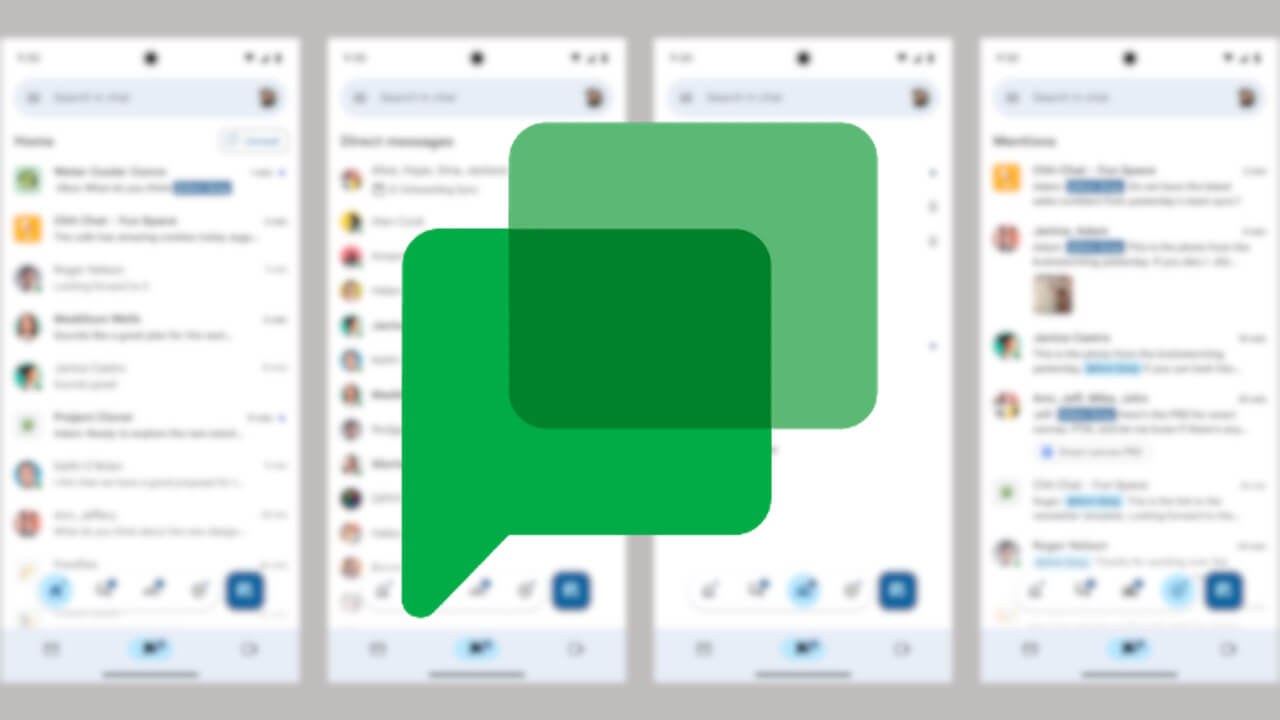 Android/iOS「Google Chat」UI刷新