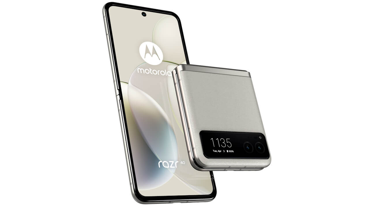 Motorola razr 40-cream