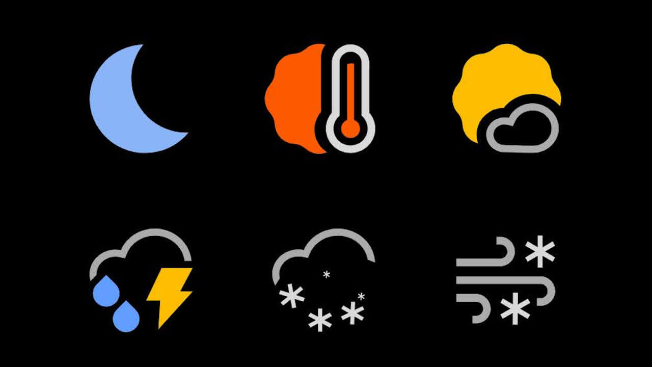 新天気アイコン！「Pixel 天気」リニューアル